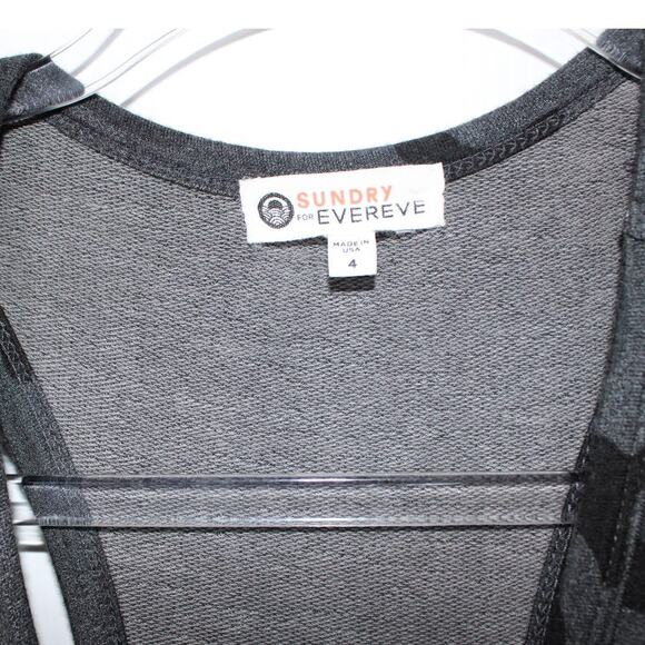 Sundry Evereve Weekender Camo Racerback Tank Dress Drawstring Waist XL - Picture 4 of 8